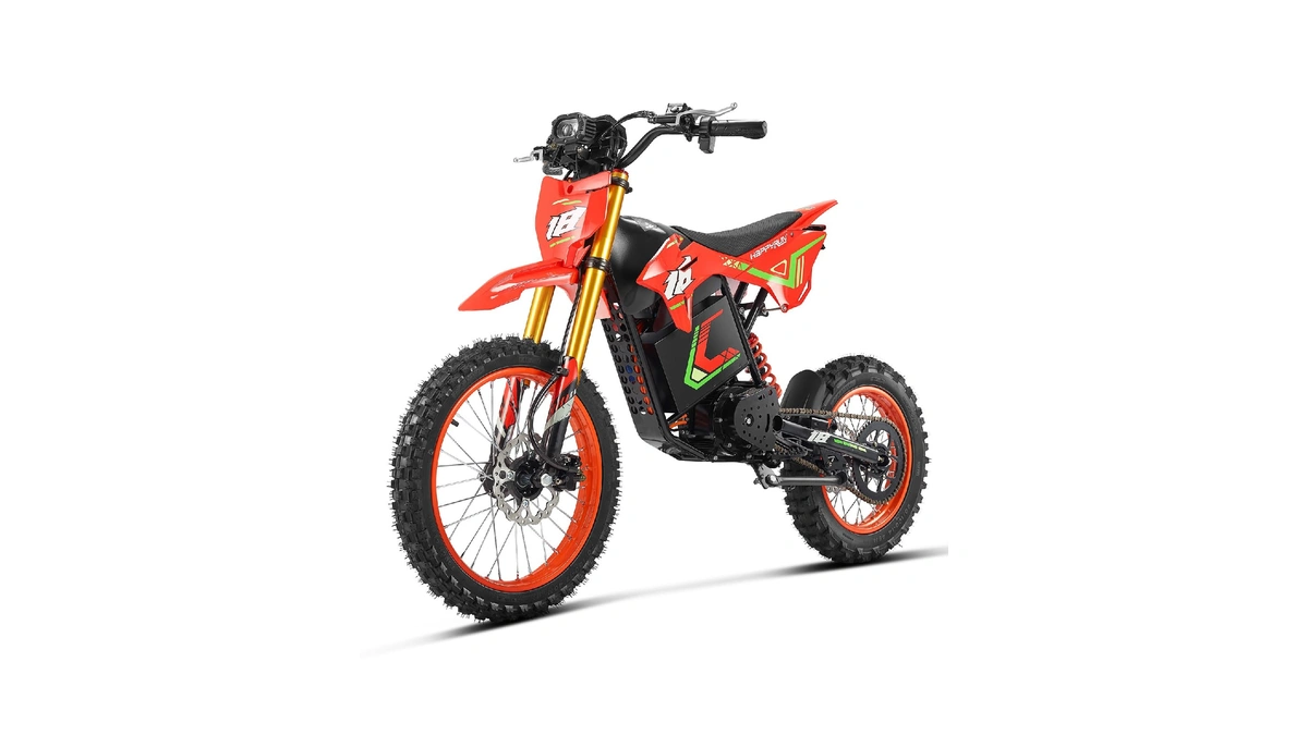 Happyrun F18 Electric Dirt Bike Mid-drive Motor 6000w Peak, Electric