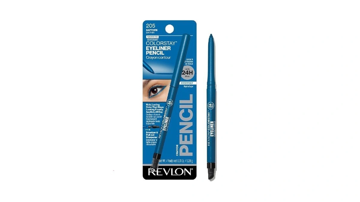 Revlon Colorstay Pencil Waterproof Eyeliner, Smudge-proof, Eye Makeup With Built-in