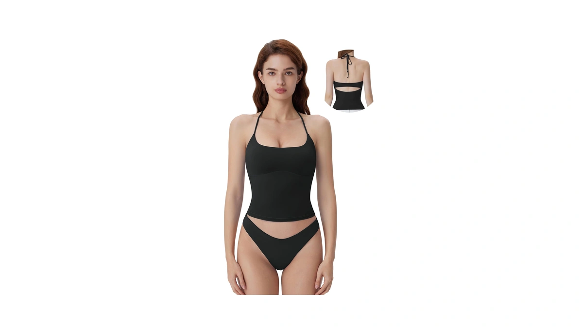Suuksess Halter Tops For Women Tank Tops With Built In