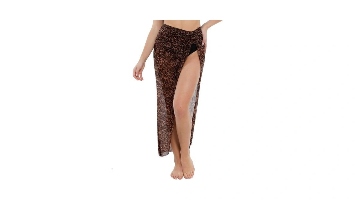 Popilush Swimsuit Coverup For Women - Mesh Swim Beach Bathing
