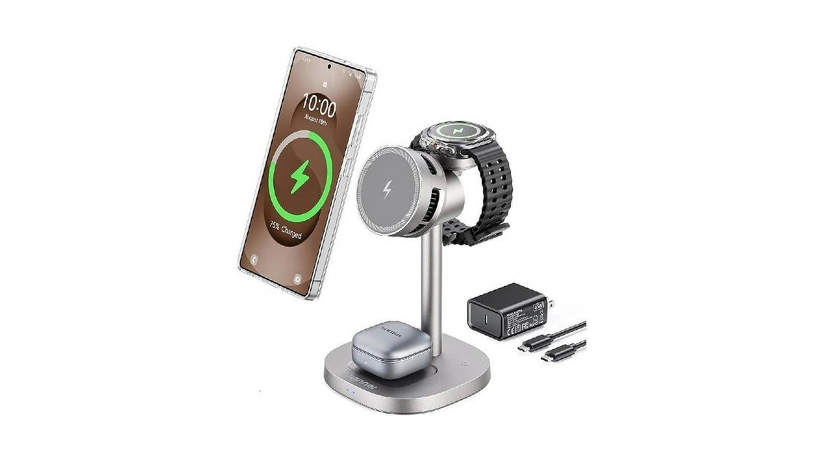 Augnner Magnetic Wireless Charger For Samsung, 15w Certified Fast 3