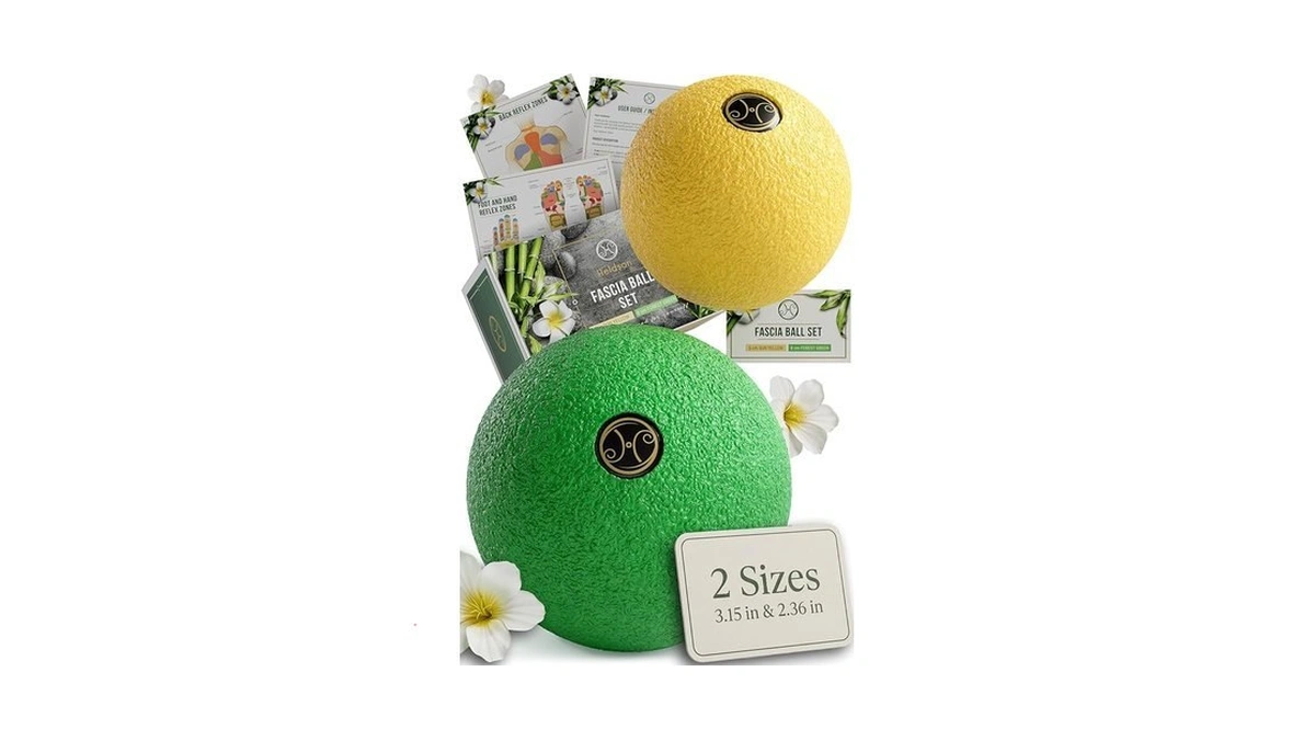 Heldson® Epp Fascia Massage Balls Set [6cm & 8cm] –