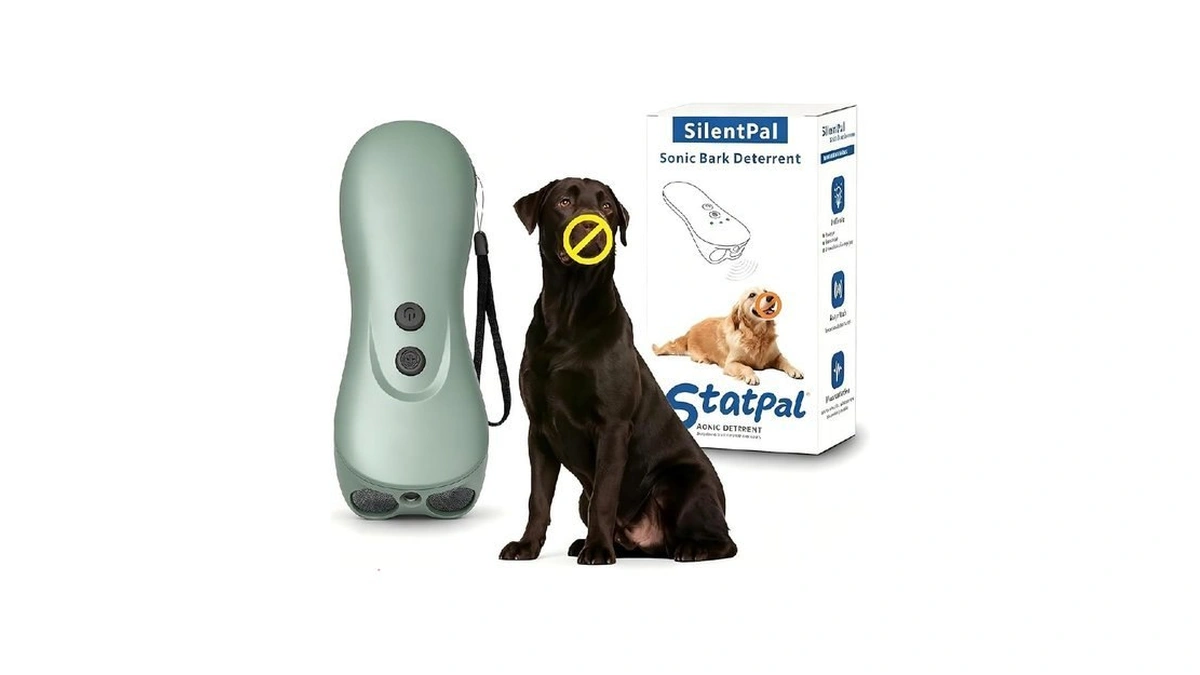 Silentpal Cyan Safe Stop Barking Dog Devices, Rechargeable Indoor &