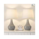 Seealle Modern Ceramic Table Lamps For Night Stands - Bedside