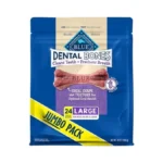 Blue Buffalo Dental Bones Large Natural Dental Chew Dog Treats