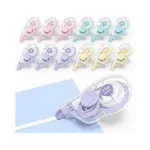 Four Candies White Correction Tape, 39.4 Feet, 12 Pack Easy
