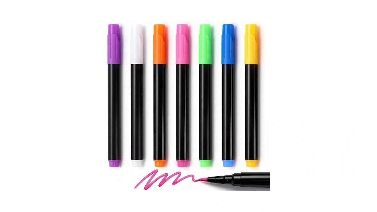 Momozzle 7-color Markers For Led Note Board With Colors, Compatible