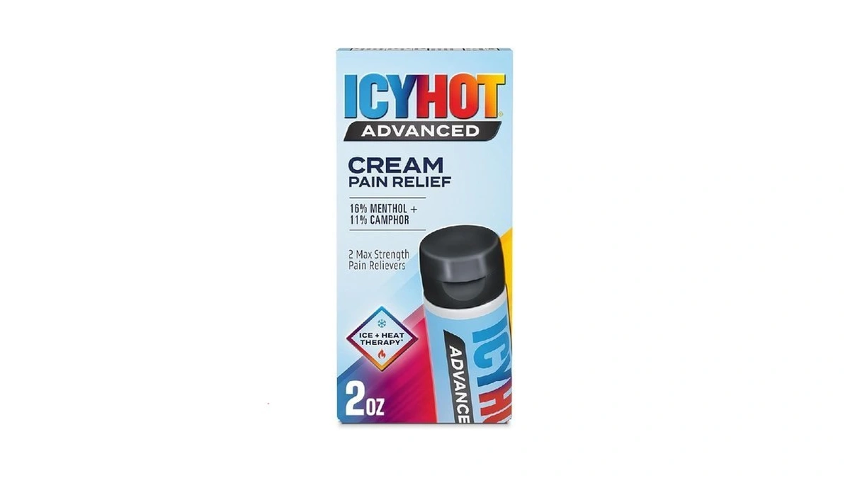 Icy Hot Advanced Pain Relief Cream, Fast-acting, Max Strength Pain