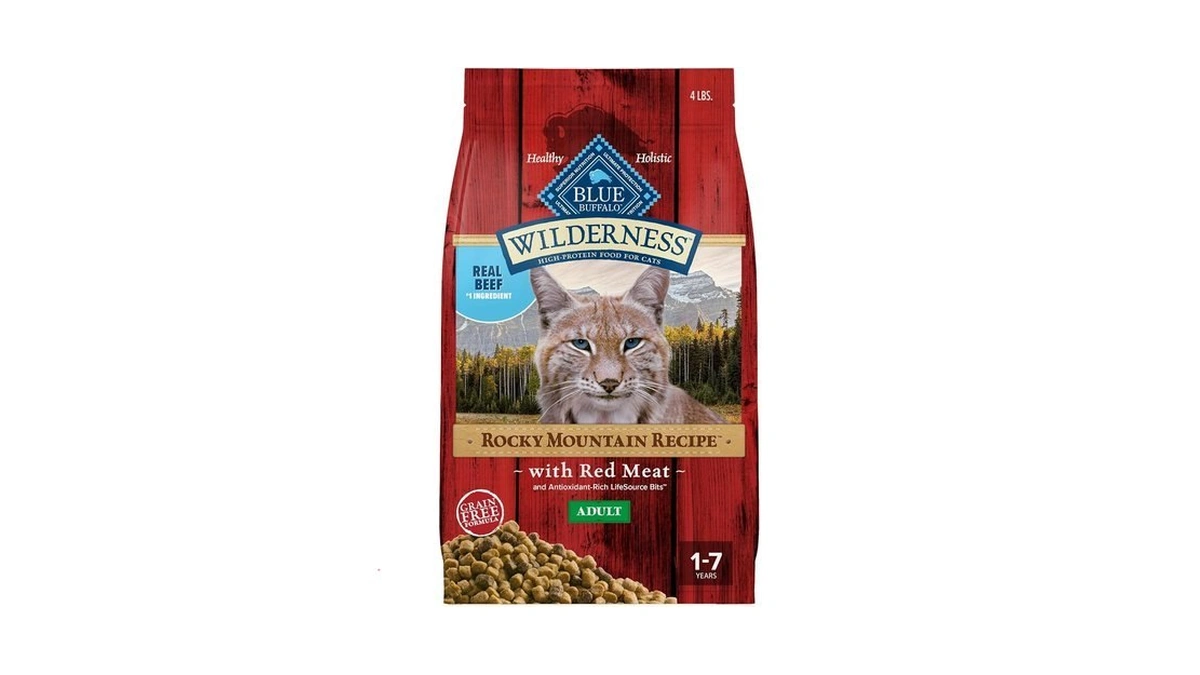 Blue Buffalo Wilderness Adult Dry Cat Food, Rocky Mountain Recipe,