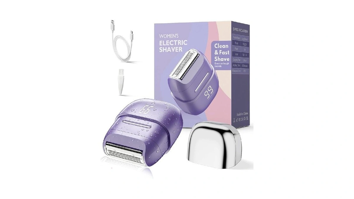 Electric Razors For Women, Waterproof Wet Dry Mini Electric Shaver