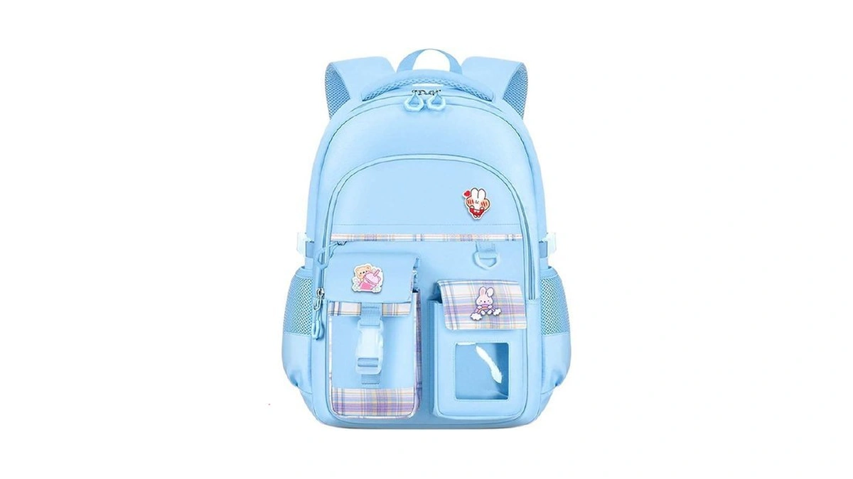 Mininai Cute Backpack For Teen Girls Kids Kawaii Bookbag Elementary