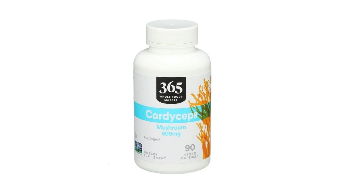 365 By Whole Foods Market, Cordyceps Mushroom Vegan Capsules, 500mg,