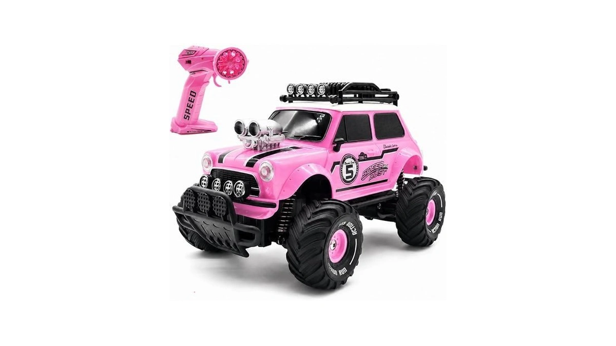 10leccion Remote Control Car For Girls, Pink Rc Truck With