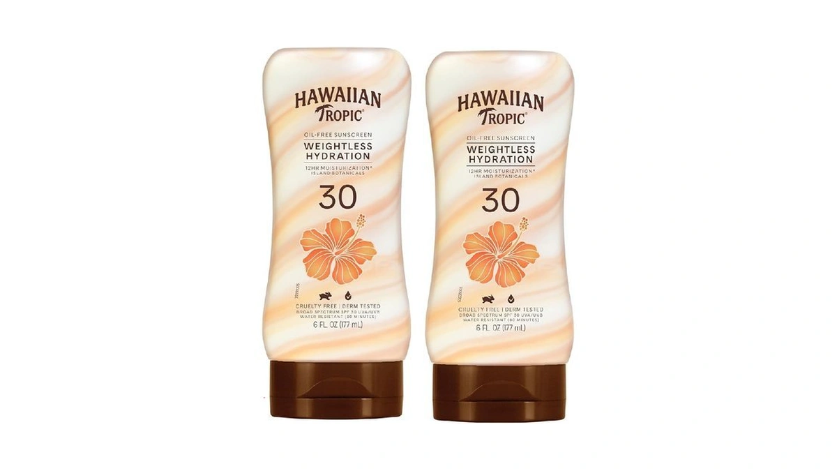 Hawaiian Tropic Weightless Hydration Lotion Sunscreen Spf 30, 6fl Oz