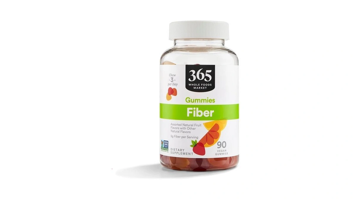 365 By Whole Foods Market, Fiber Gummies, Assorted Natural Fruit