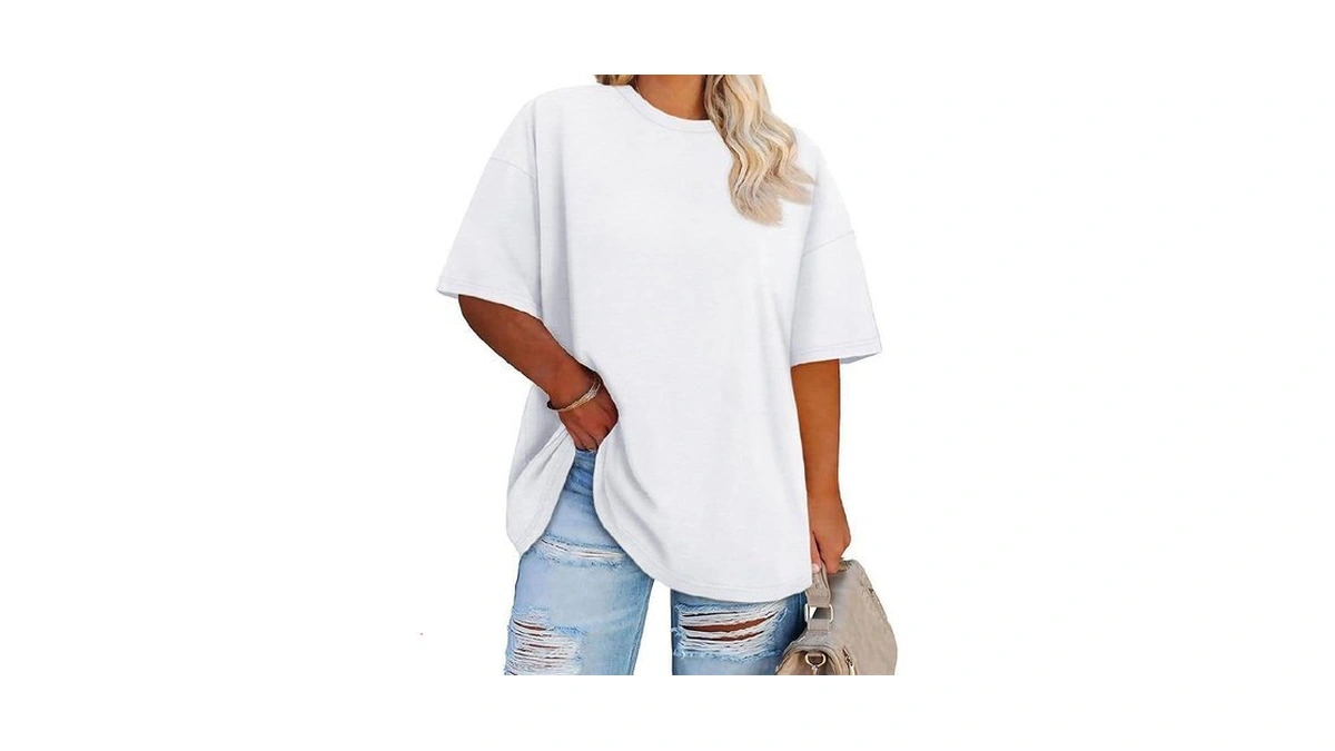 Plus Size Tops Casual Oversized Tshirts For Women Loose Fit