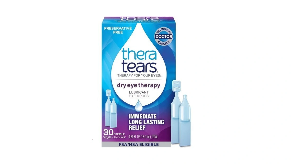 Theratears Dry Eye Therapy Lubricating Eye Drops For Dry Eyes,