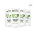 Schmidt's Aluminum-free Vegan Deodorant Bergamot & Lime 4 Count For