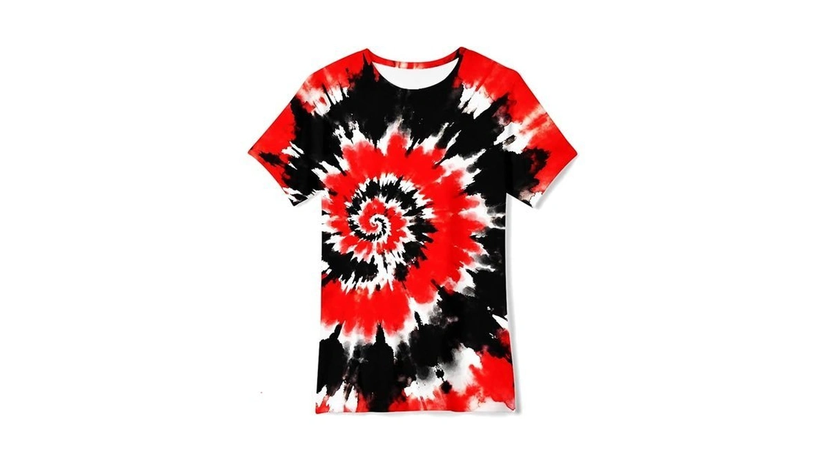 Sunfocus Tie Dye Shirt Kids Size 10-12 Years Boys Rainbow