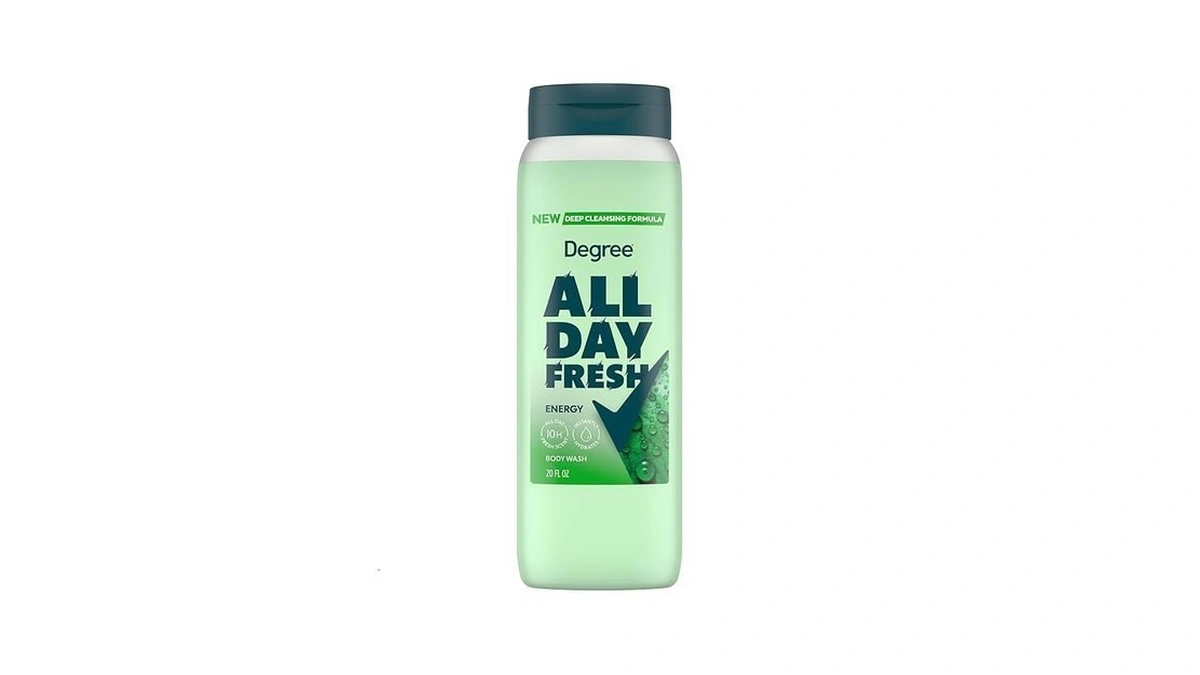 Degree All Day Fresh Body Wash Fresh Energy Deep Cleansing