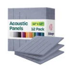 Ekkogo Acoustic Panels 12-pack Soundproof Wall Panels 12"x12"x0.4" Decorative Sound