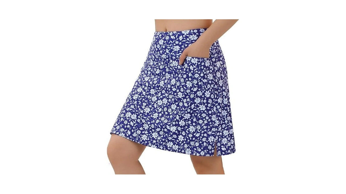 Beroy Skorts Skirts For Women,20" Knee Length Athletic Sports Casual