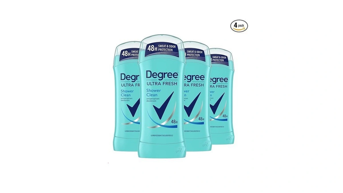 Degree Ultra Fresh Antiperspirant Deodorant Stick Shower Clean Pack Of