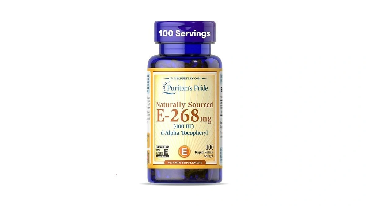 Puritan's Pride Vitamin E-268mg (400iu) D-alpha Tocopheryl, Vitamin Supplement For