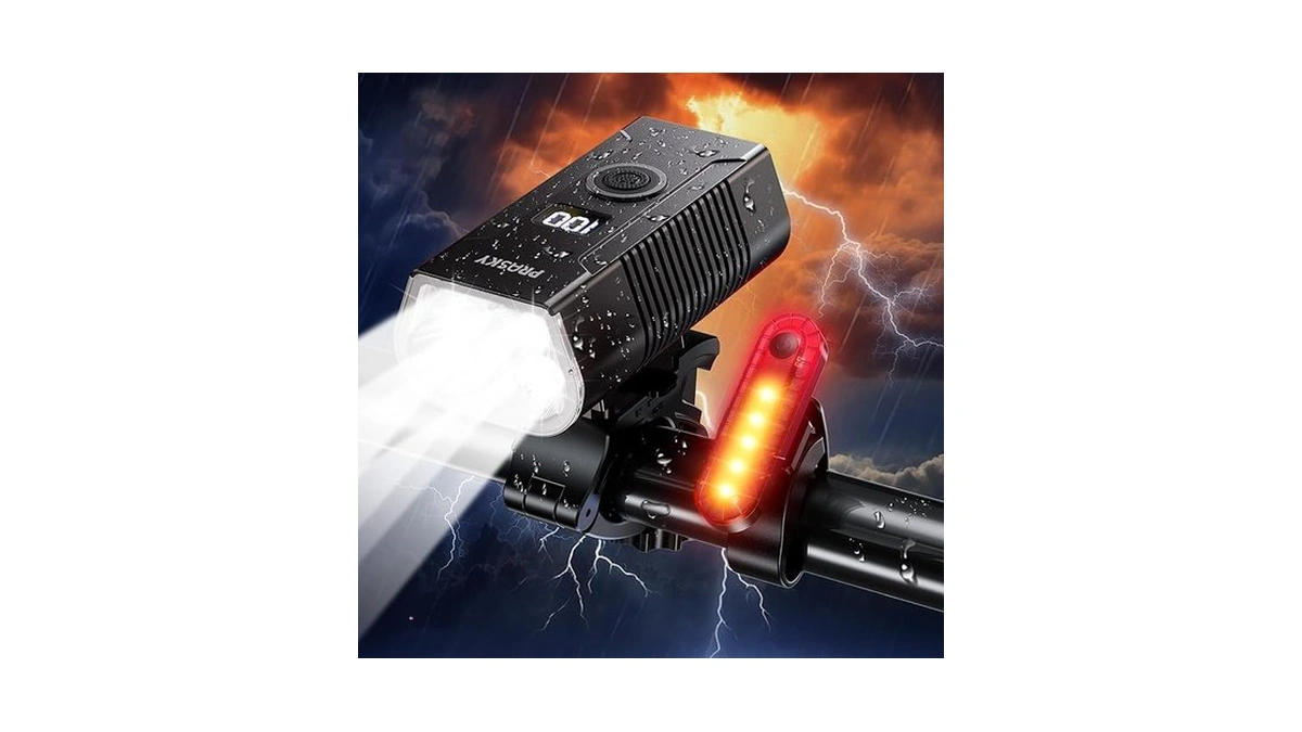 Led Bike Lights For Night Riding, Usb Rechargeable Bicycle Headlight,