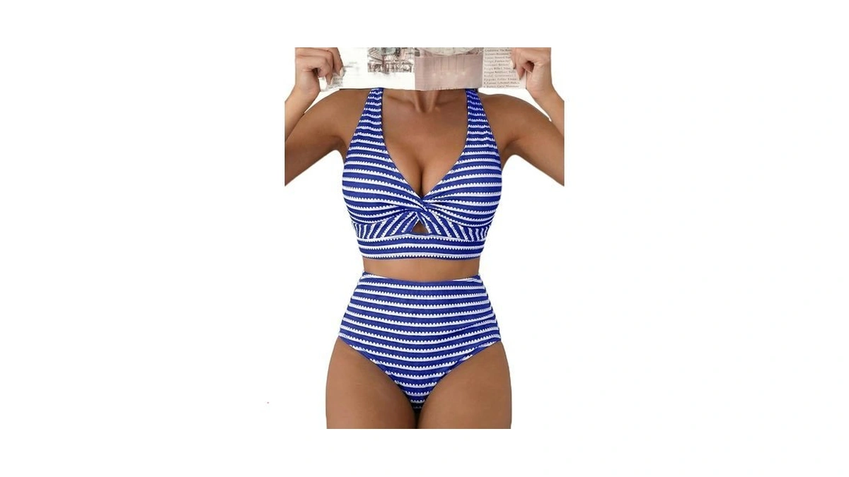 Herseas 2 Pieces Striped Swim Suits For Women 2026 Summer