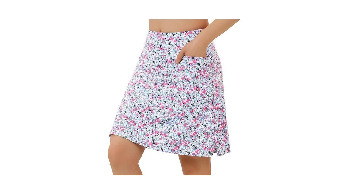 Beroy Skorts Skirts For Women,20" Knee Length Athletic Sports Casual