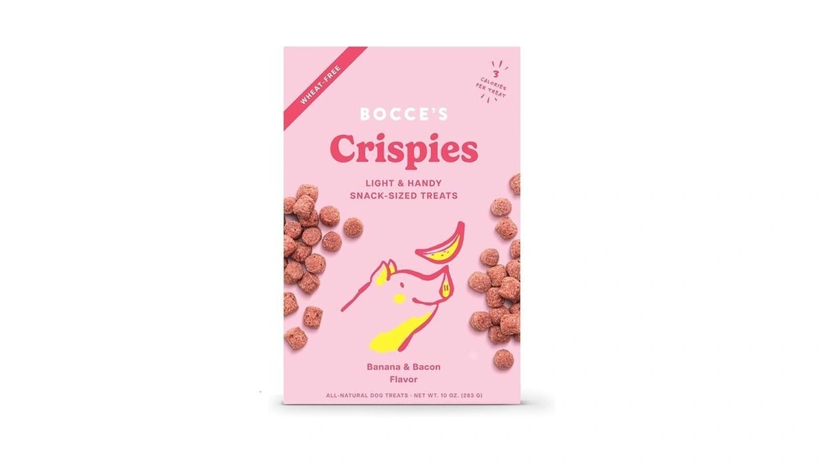 Bocce's Bakery Banana Bacon Crispy Dog Treats, 10 Oz