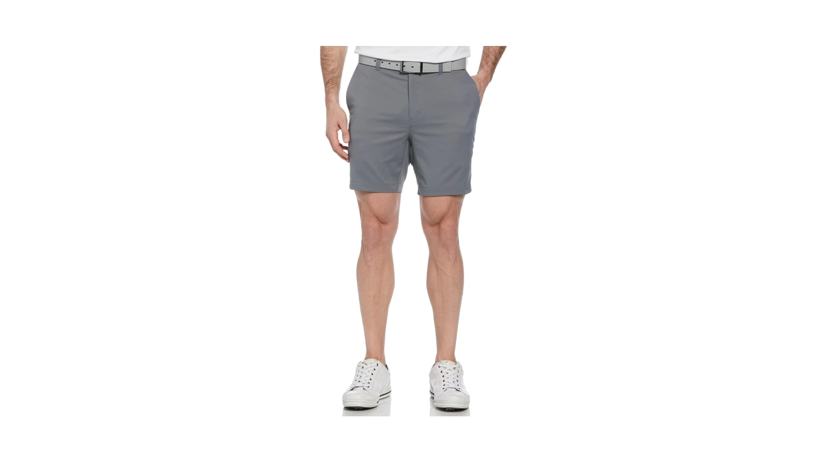 Pga Tour Men's 7” Flat Front Performance Golf Shorts With