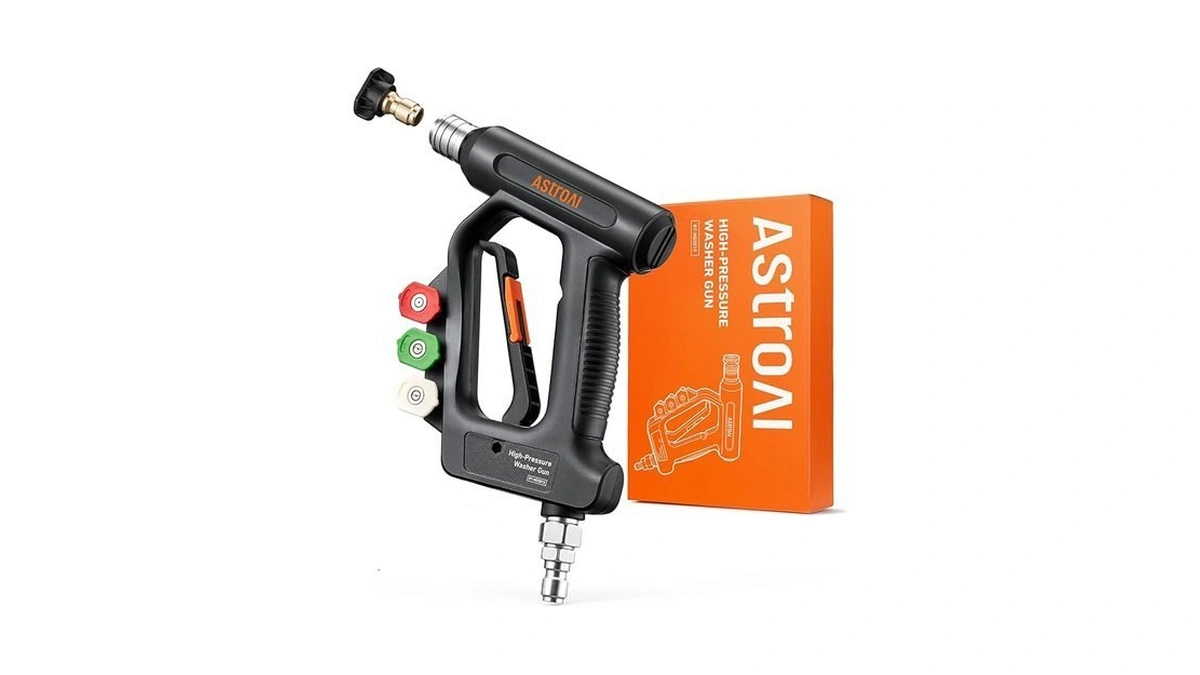 Astroai Short Pressure Washer Gun With Swivel - High Pressure