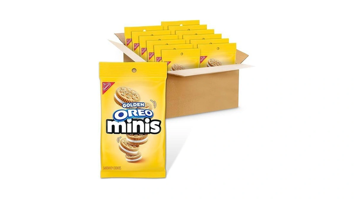 Oreo Minis Golden Sandwich Cookies, 12 - 3 Oz Bags