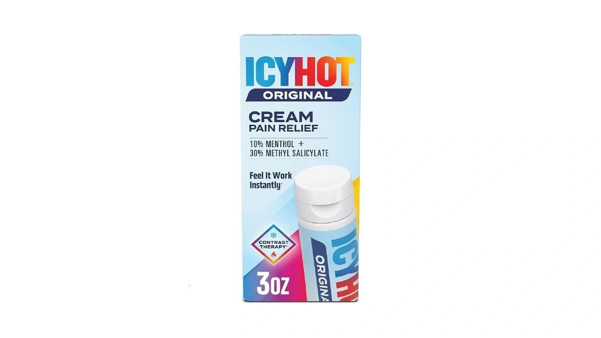 Icy Hot Original Pain Relief Cream, Fast-acting Pain Relief With