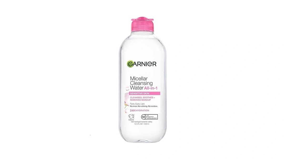 Garnier Micellar Water, Hydrating Facial Cleanser & Makeup Remover, Suitable
