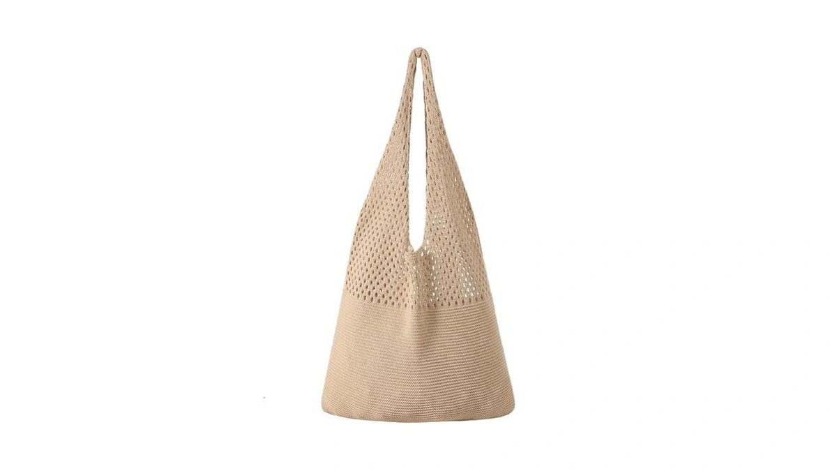 Premillow Crochet Beach Tote Bags, Stylish Mesh Beach Bags Shoulder
