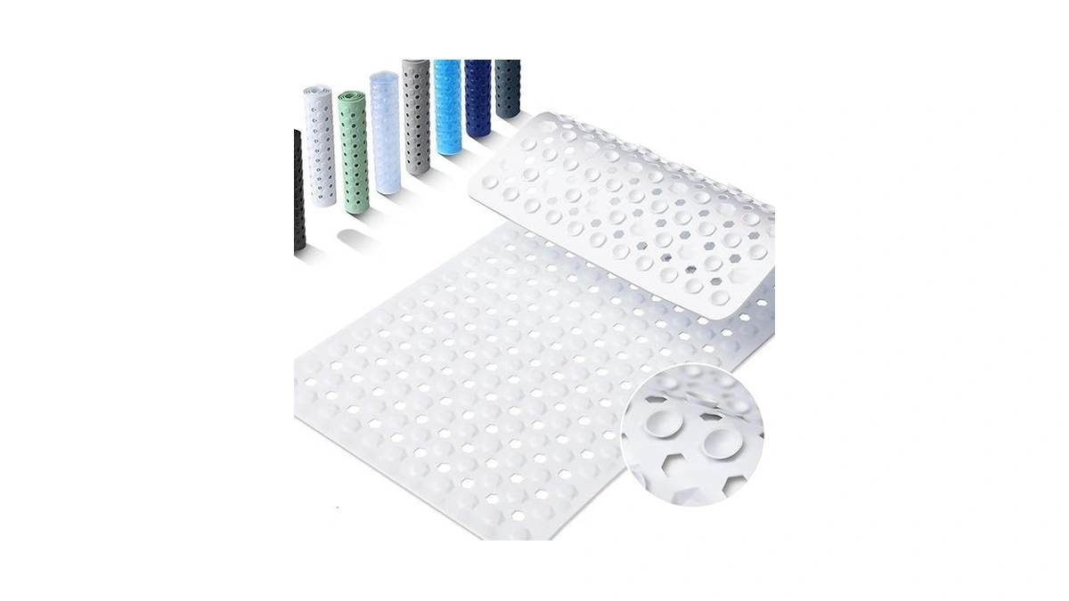 Yimobra Bathtub Mat Non Slip, 27.5"x15.5" Machine Washable Shower Floor