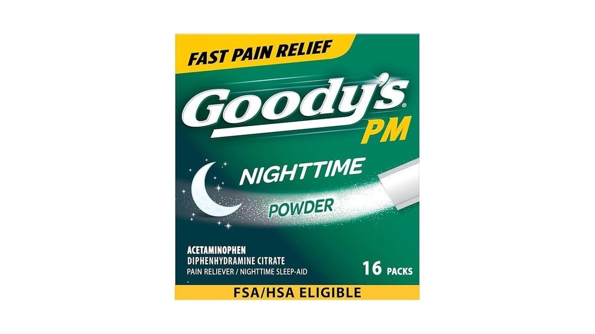 Goody's Nighttime Powder, Pain Reliever & Sleep Aid With Acetaminophen