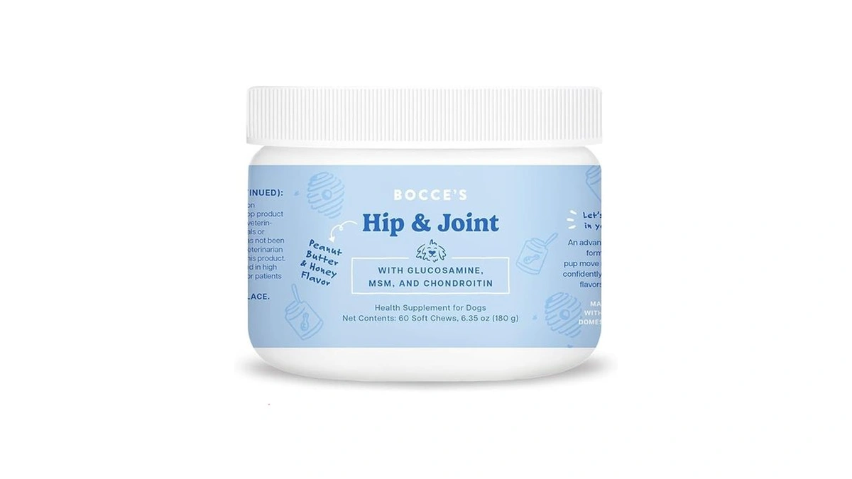Bocce's Bakery Hip & Joint Supplement For Dogs, Daily Chews