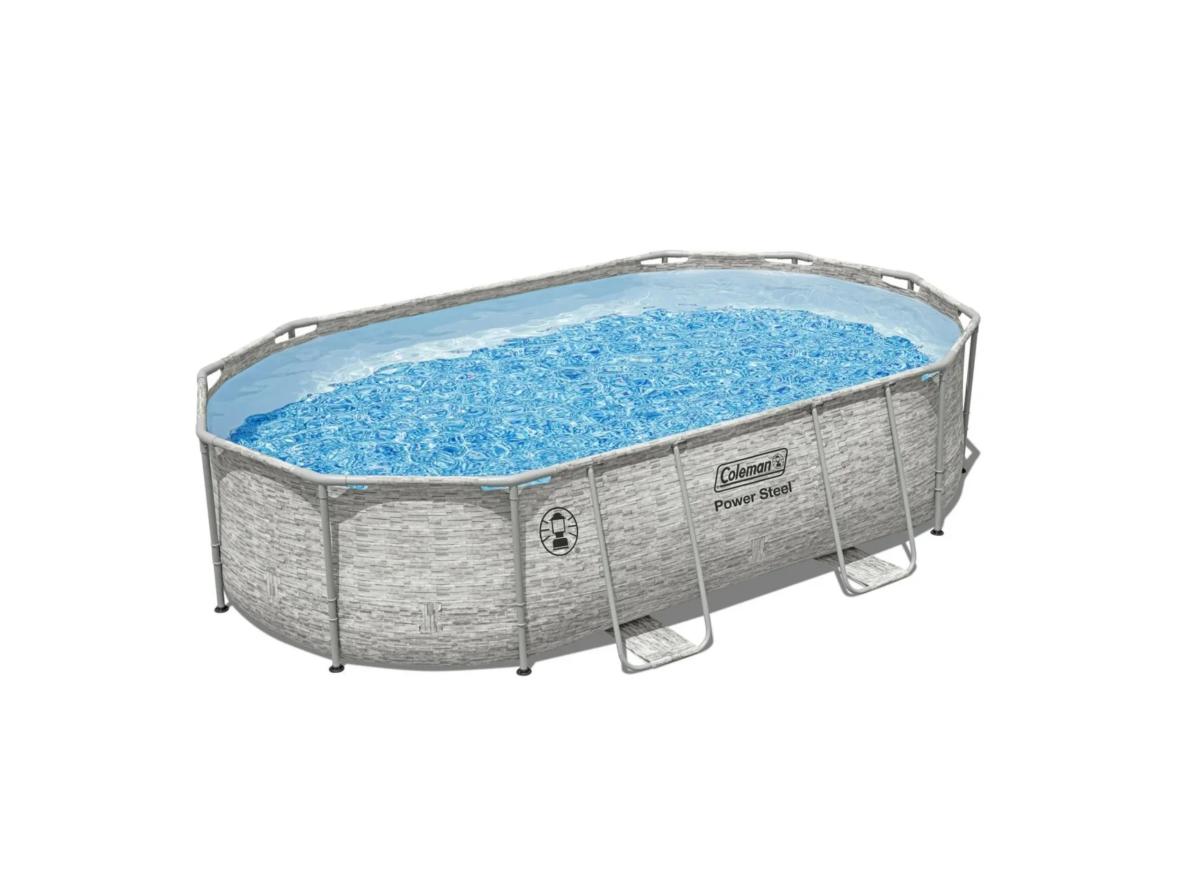 Coleman Power Steel 16' x 10' x 42" Oval Above Ground Pool Set