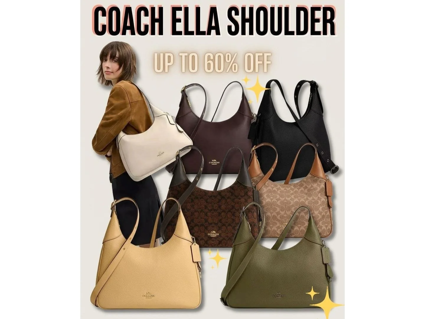 Coach Ella Shoulder Bags.