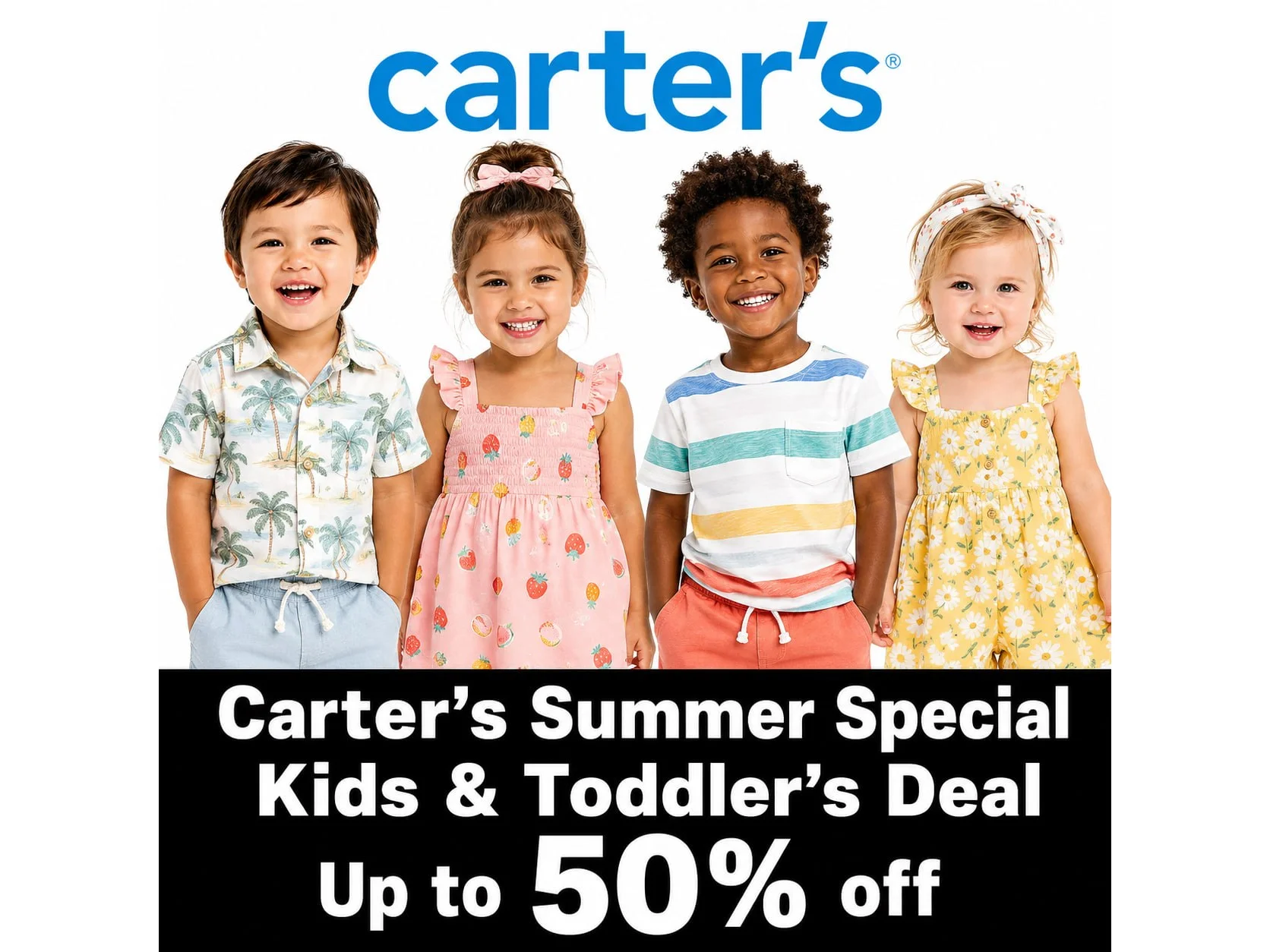 Carter's Summer Special Kids & Toddler's Deal Up to 50% off