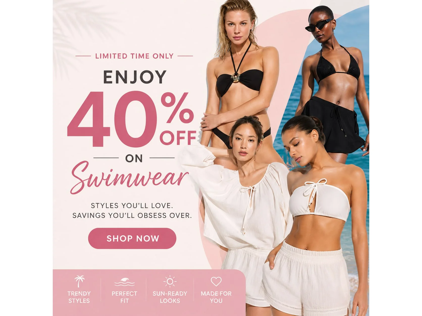 40% off on Swimwear