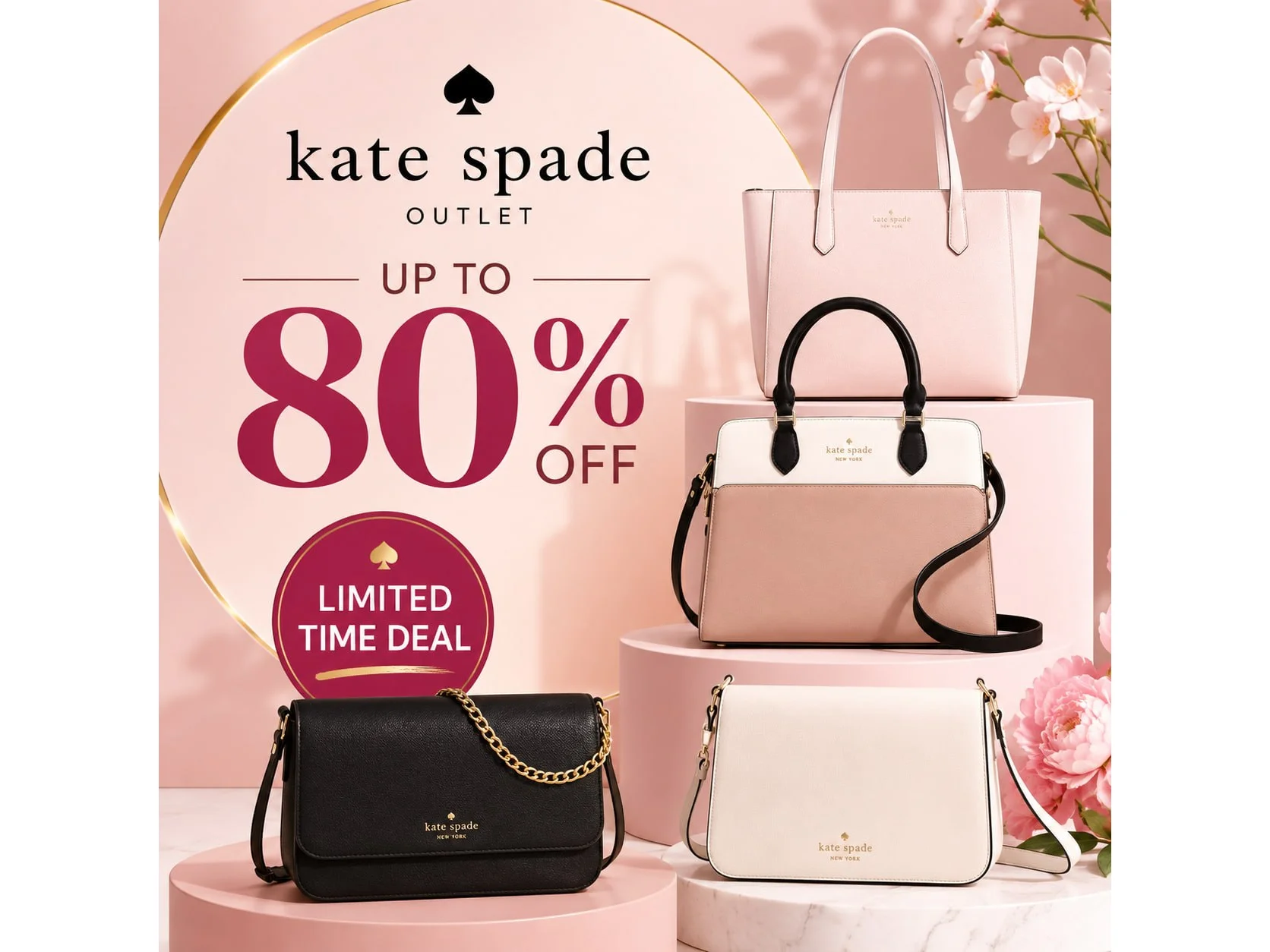 Kate Spade: Up to 80% Off – Limited-Time Offer