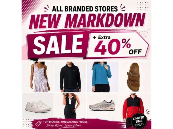 ALL BRANDED STORES NEW MARKDOWN