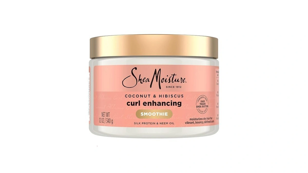 Sheamoisture Smoothie Curl Enhancing Cream Coconut And Hibiscus For Thick,
