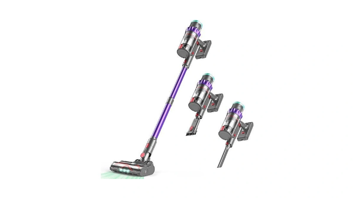 Cordless Vacuum Cleaner, 550w 48kpa 60 Mins Runtime Vacuum Cleaners