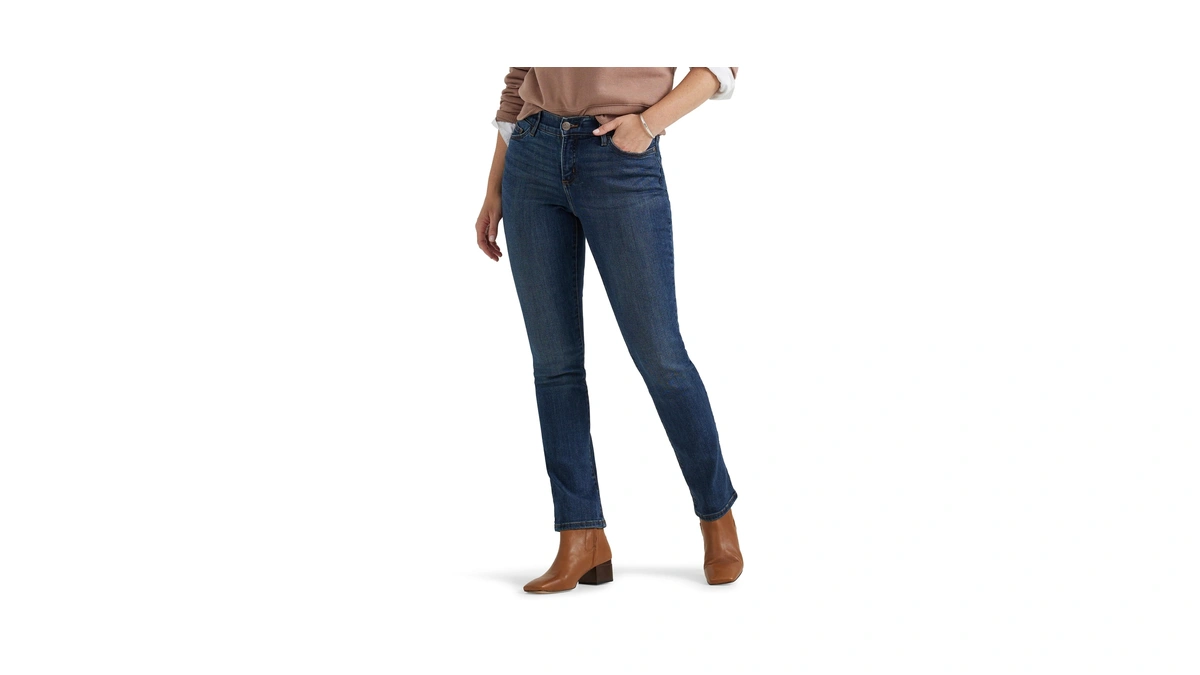 Lee Women's Ultra Lux Comfort With Flex Motion Straight Leg